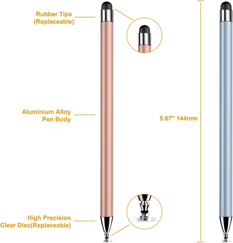 Acempire Stylus (7 Pcs), 2-in-1 Stylus Pen for Touch Screen, High Precision and Sensitivity, Suitable for iPad/iPhone/Samsung/Android Smartphone and Tablets, Compatible with All Touch Screen - Image 5